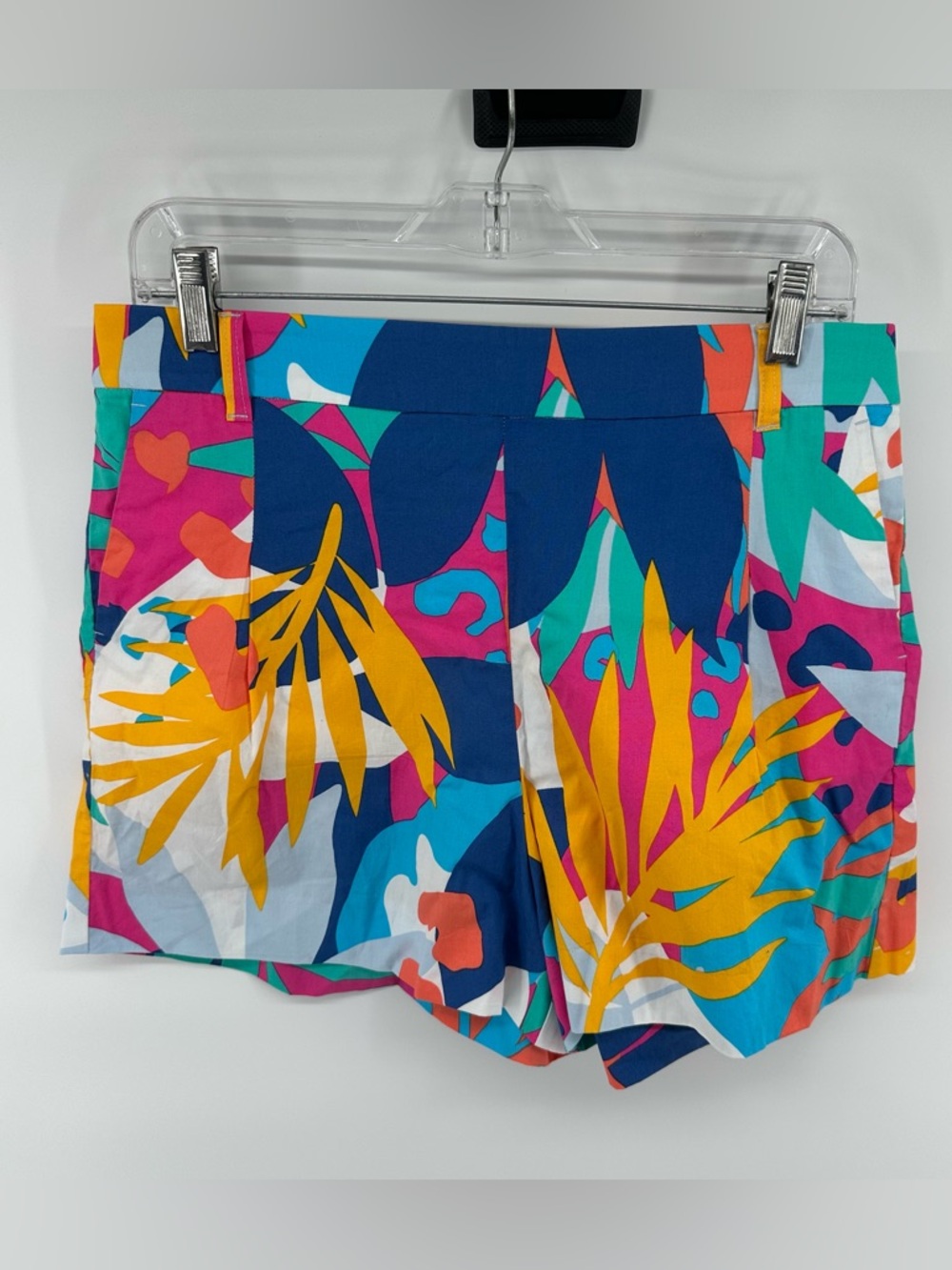 NWT J. Crew Reimagined Multi Print Tie High Waist Short Resortwear vacation 8